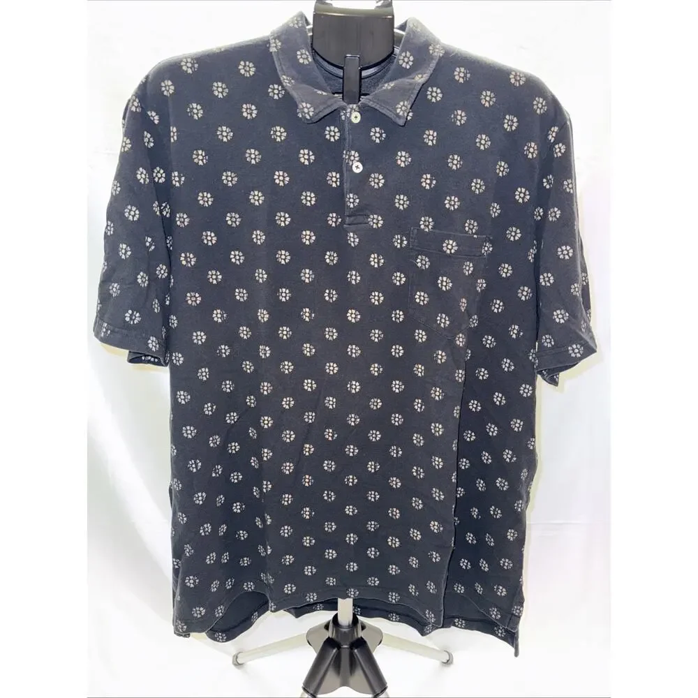 VTG Men’s Ralph Lauren Polo Black‎ Size:2XL